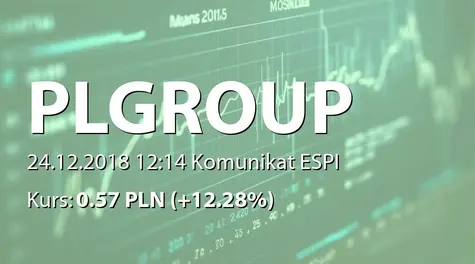 PL Group S.A.: Aktualizacja raportu ESPI 23/2018 (2018-12-24)