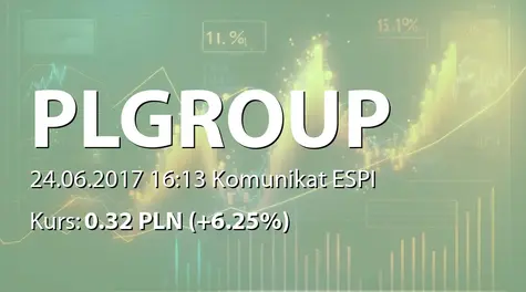 PL Group S.A.: Korekta raportu ESPI 27/2017 (2017-06-24)
