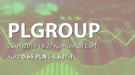 PL Group S.A.: Korekta raportu ESPI 30/2018 (2019-01-03)