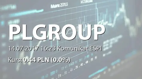 PL Group S.A.: Korekta raportu ESPI 37/2017 (2017-07-14)