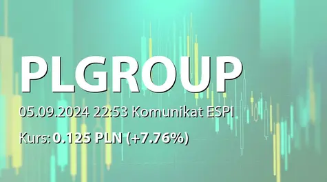 PL Group S.A.: Wprowadzenie zmian do porządku obrad Zwyczajnego Walnego Zgromadzenia zwołanego na 23 września 2024 r. (2024-09-05)