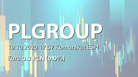PL Group S.A.: Zbycie akcji przez PL Group sp. z o.o. (2020-10-19)