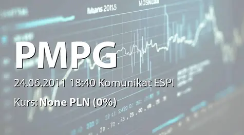 PMPG Polskie Media S.A.: Zakup akcji przez DM AmerBrokres SA (zakup akcji własnych) (2011-06-24)