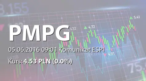 PMPG Polskie Media S.A.: Zamiar sporządzenia i opublikowania prognozy skonsolidowanych wyników finansowych na 2016 rok (2016-06-05)