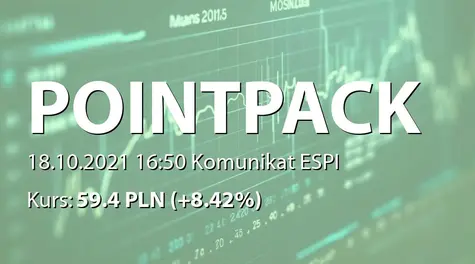 Pointpack S.A.: Przewidywana sprzeday netto w III kw. 2021 (2021-10-18)