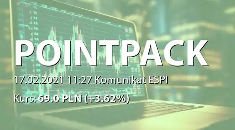 Pointpack S.A.: Umowa dystrybucyjna z Cleveron AS (2021-02-17)
