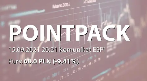 Pointpack S.A.: Zbycie akcji przez Marka Piosika (2021-09-15)