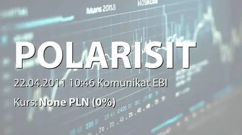 Polaris IT Group S.A.: Szacunkowe wyniki kwartalne (2011-04-22)