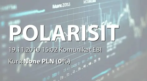 Polaris IT Group S.A.: WZA - podjęte uchwały: zmiany statutu, emisja akcji serii J, powołanie członka RN (2010-11-19)