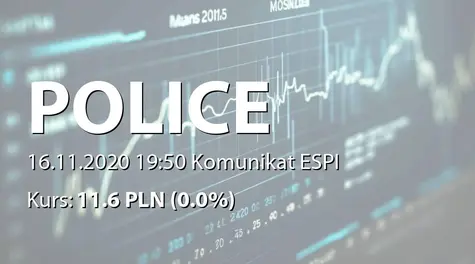 Grupa Azoty Zakłady Chemiczne Police S.A.: Realizacja zobowiązań wynikających z dokumentacji transakcyjnej dotyczącej warunków inwestycji equity dla projektu Polimery Police (2020-11-16)
