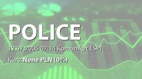 Grupa Azoty Zakłady Chemiczne Police S.A.: Umowa z Fabryką Papieru "MALTA-DECOR" SA - 1,1 mln zł (2006-07-12)