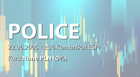 Grupa Azoty Zakłady Chemiczne Police S.A.: Wyniki finansowe za 5 miesięcy 2005 r. (2005-06-22)