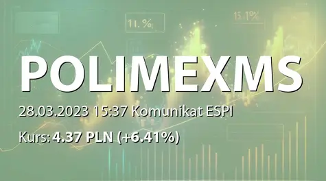 Polimex Mostostal S.A.: Aneks do umowy linii gwarancyjnej z Intesa Sanpaolo S.p.A. (2023-03-28)