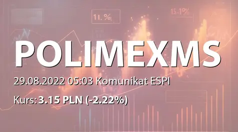 Polimex Mostostal S.A.: SA-PS 2022 (2022-08-29)