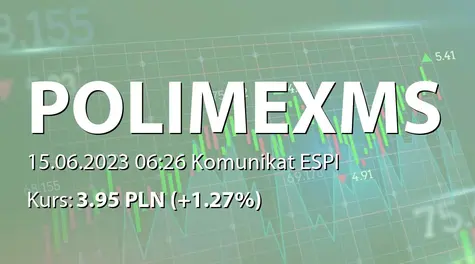 Polimex Mostostal S.A.: Wystawienie aneksów do gwarancji bankowych (2023-06-15)