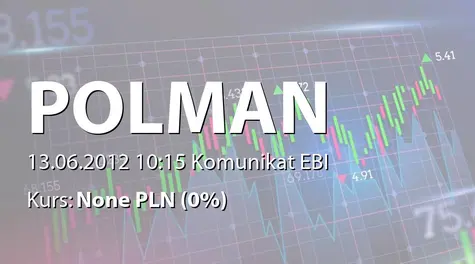 Polman S.A.: Informacja dot. spółki STOCKinfo SA (2012-06-13)