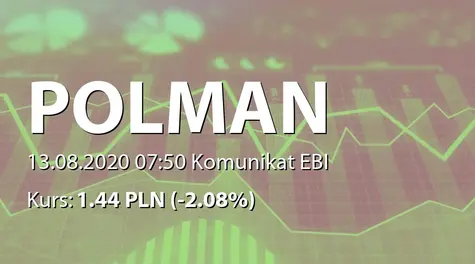 Polman S.A.: SA-Q2 2020 (2020-08-13)