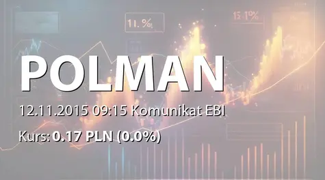 Polman S.A.: SA-Q3 2015 (2015-11-12)