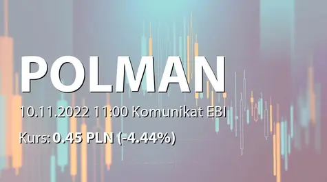 Polman S.A.: SA-Q3 2022 (2022-11-10)