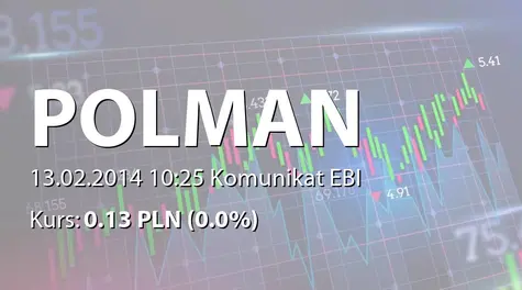 Polman S.A.: SA-Q4 2013 (2014-02-13)