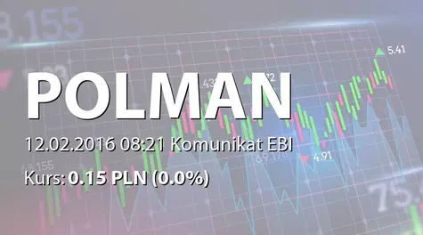 Polman S.A.: SA-Q4 2015 (2016-02-12)