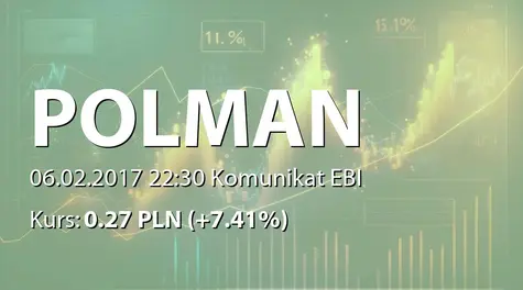 Polman S.A.: SA-Q4 2016 (2017-02-06)