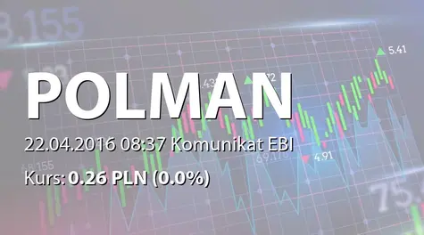 Polman S.A.: Umowa na realizację prac czyszczenia instalacji przemysłowych - 0,5 mln PLN (2016-04-22)