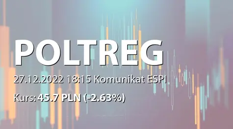 PolTREG S.A.: Aneks do umowy na dofinasowanie projektu (2022-12-27)