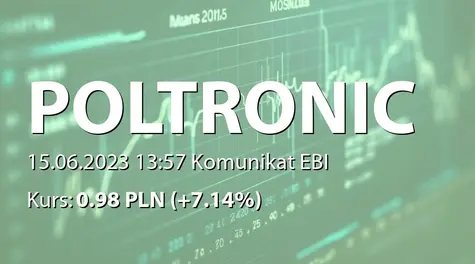 Poltronic S.A.: Rezygnacja członka RN (2023-06-15)