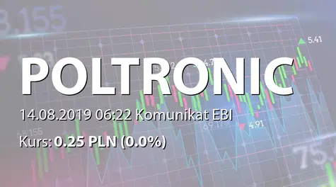Poltronic S.A.: SA-Q2 2019 (2019-08-14)