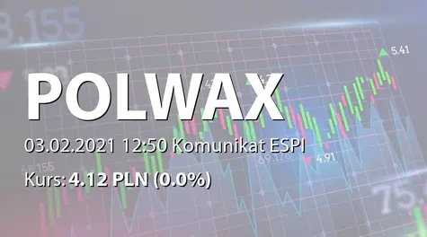 Polwax S.A.: Rejestracja akcji serii C w KDPW (2021-02-03)