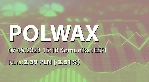 Polwax S.A.: SA-P 2023 (2023-09-07)