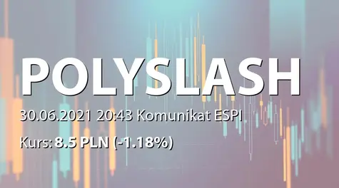 Polyslash S.A.: ZWZ - akcjonariusze powyżej 5% (2021-06-30)