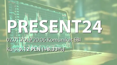 Present24 S.A.: Zbycie akcji Betinv AG (2019-01-02)