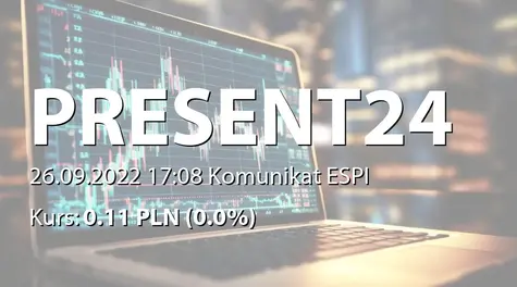 Present24 S.A.: ZWZ - lista akcjonariuszy (2022-09-26)