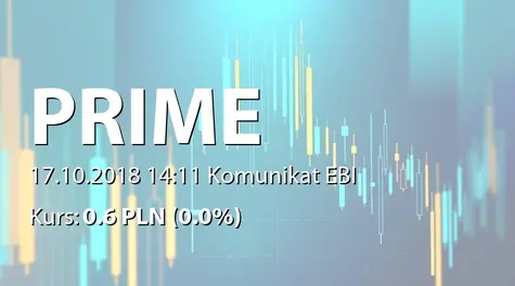 Prime Alternatywna Spółka Inwestycyjna S.A.: Rejestracja zmian statutu w KRS (2018-10-17)