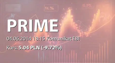 Prime Alternatywna Spółka Inwestycyjna S.A.: SA-R 2013 (2014-06-04)