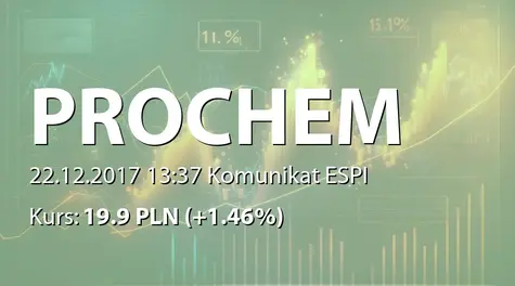 Prochem S.A.: Nabycie akcji przez Andrzeja Karczykowskiego (2017-12-22)