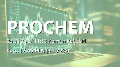 Prochem S.A.: Nabycie akcji przez fundusze zarządzane przez Quercus TFI SA (2017-05-26)