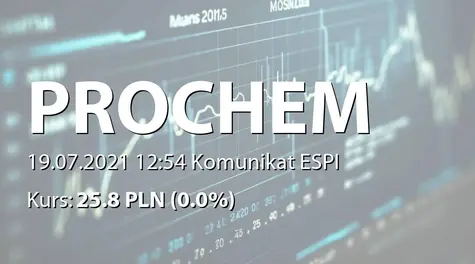 Prochem S.A.: Zawarcie znaczącej umowy z Bioagra SA (2021-07-19)