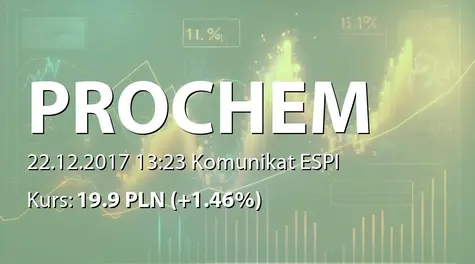 Prochem S.A.: Zestawienie transakcji na akcjach (2017-12-22)