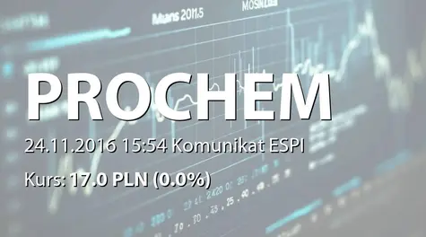 Prochem S.A.: Zestawienie transakcji na akcjach (2016-11-24)