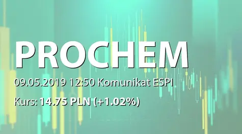 Prochem S.A.: ZwiÄkszenie stanu posiadania ponad 5% głosĂłw (2019-05-09)