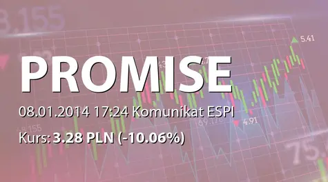 A.P.N. Promise S.A.: Sprzedaż akcji przez Secus I FIZ SN (2014-01-08)