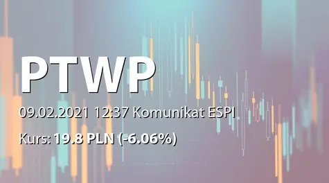 Polskie Towarzystwo Wspierania Przedsiębiorczości S.A.: Otrzymanie subwencji finansowej PFR (2021-02-09)