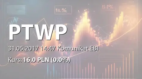 Polskie Towarzystwo Wspierania Przedsiębiorczości S.A.: Rekomendacja ZarzÄdu ws. wypłaty dywidendy - 0,37 PLN (2017-05-31)