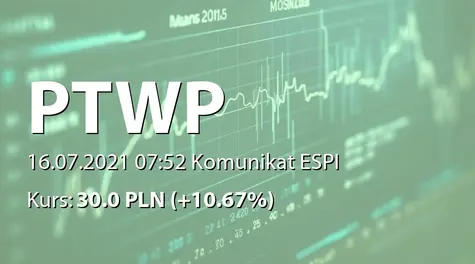 Polskie Towarzystwo Wspierania Przedsiębiorczości S.A.: Umowa spółki zależnej z Ministerstwem Finansów, Funduszy i Polityki Regionalnej (2021-07-16)