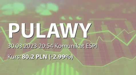 Grupa Azoty Zakłady Azotowe Puławy S.A.: SA-RS 2022 (2023-03-30)