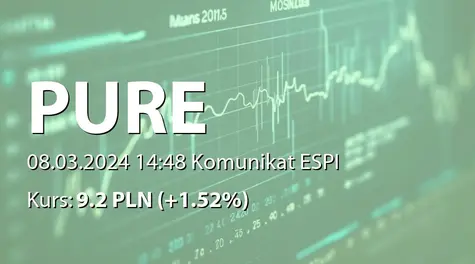 Pure Biologics S.A.: Decyzje NCBR dot. fazowania projektów PB004 i PB003G (2024-03-08)