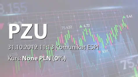 Powszechny Zakład Ubezpieczeń S.A.: Zakup akcji przez osobę powiązaną (2012-10-31)